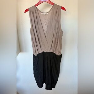Amanda Uprichard 100% Silk wrap dress (L)